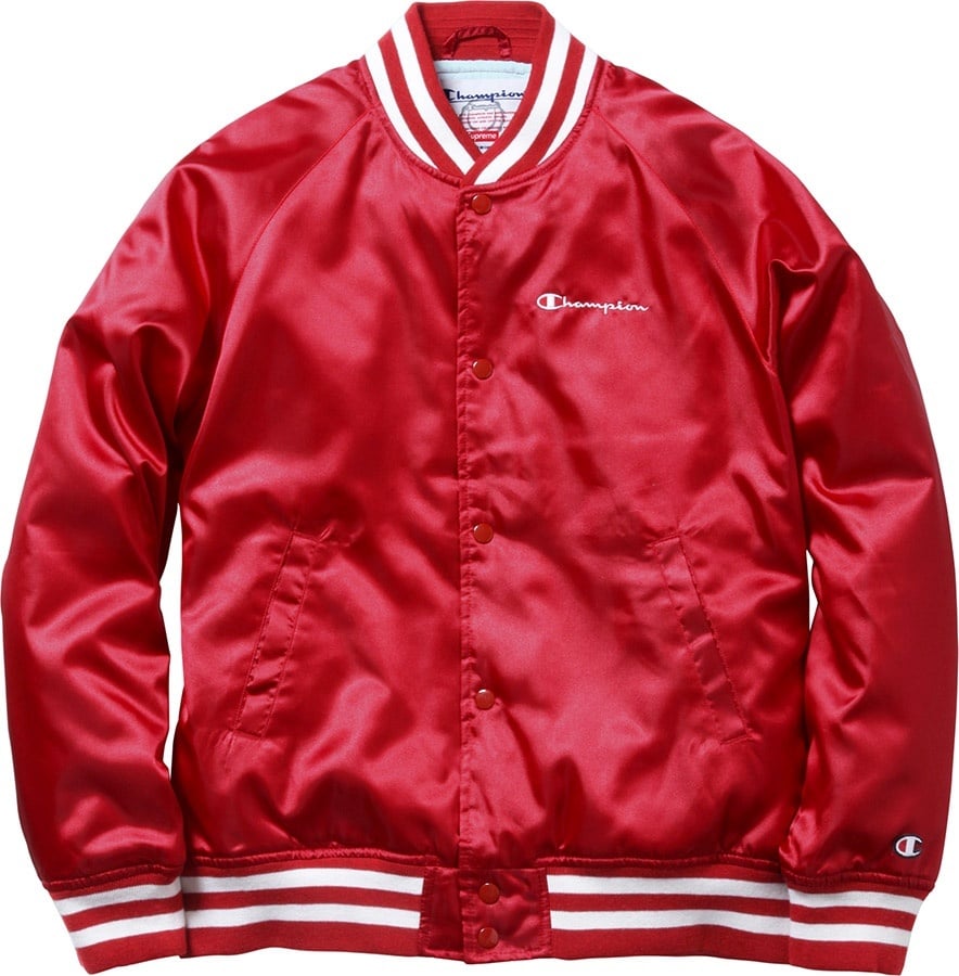 Supreme/Champion® Satin Jacket view 6